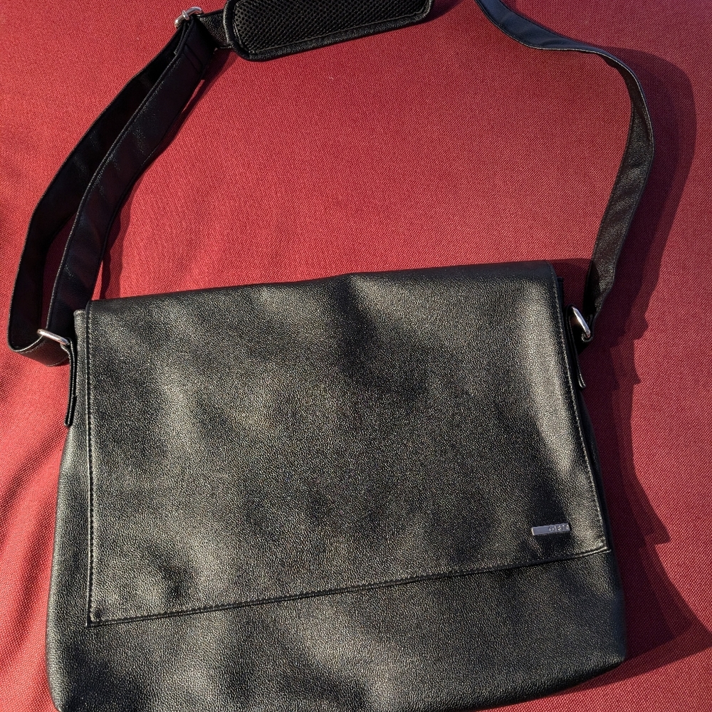 Leather over the shoulder bag.